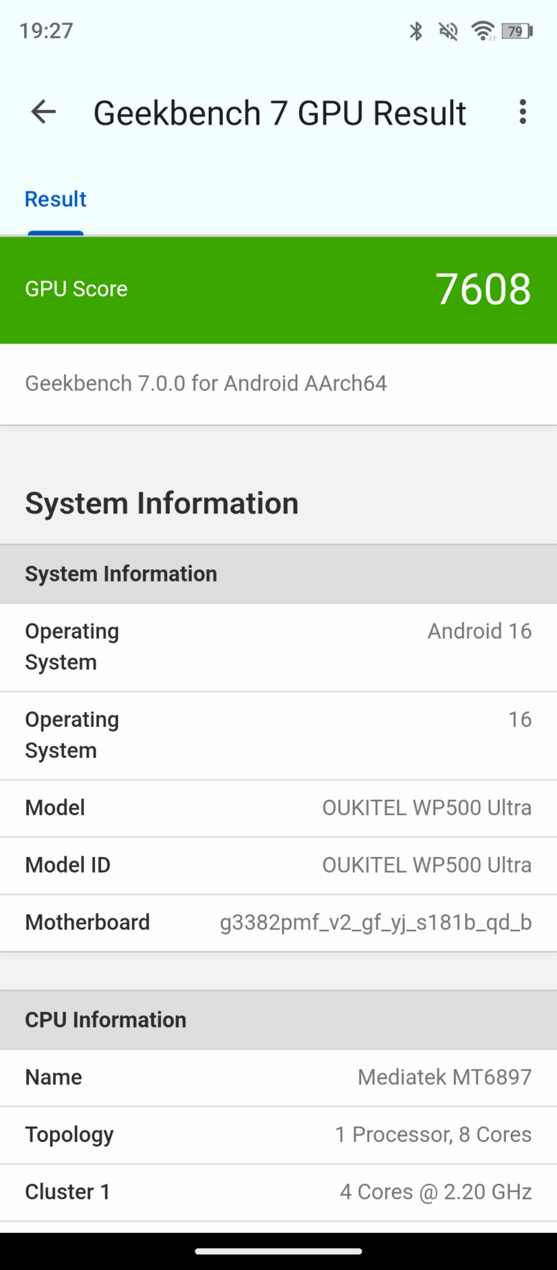 OUKITEL WP500 Ultra